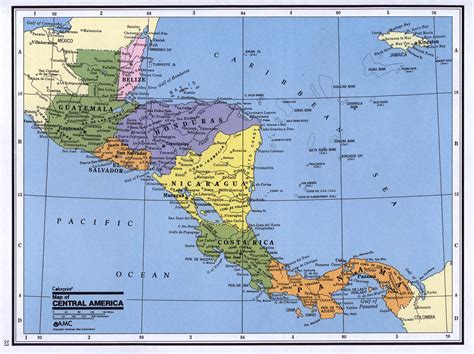 mapa america central - mapa mental barroco